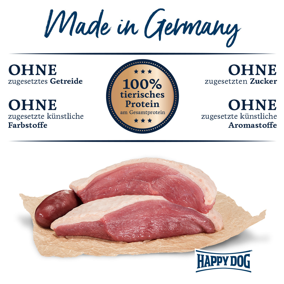 Happy Dog Sensible Pure France Ente Pur 400 g