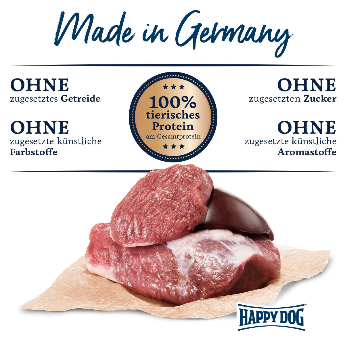 Happy Dog Sensible Pure Neuseeland Lamm Pur 200 g