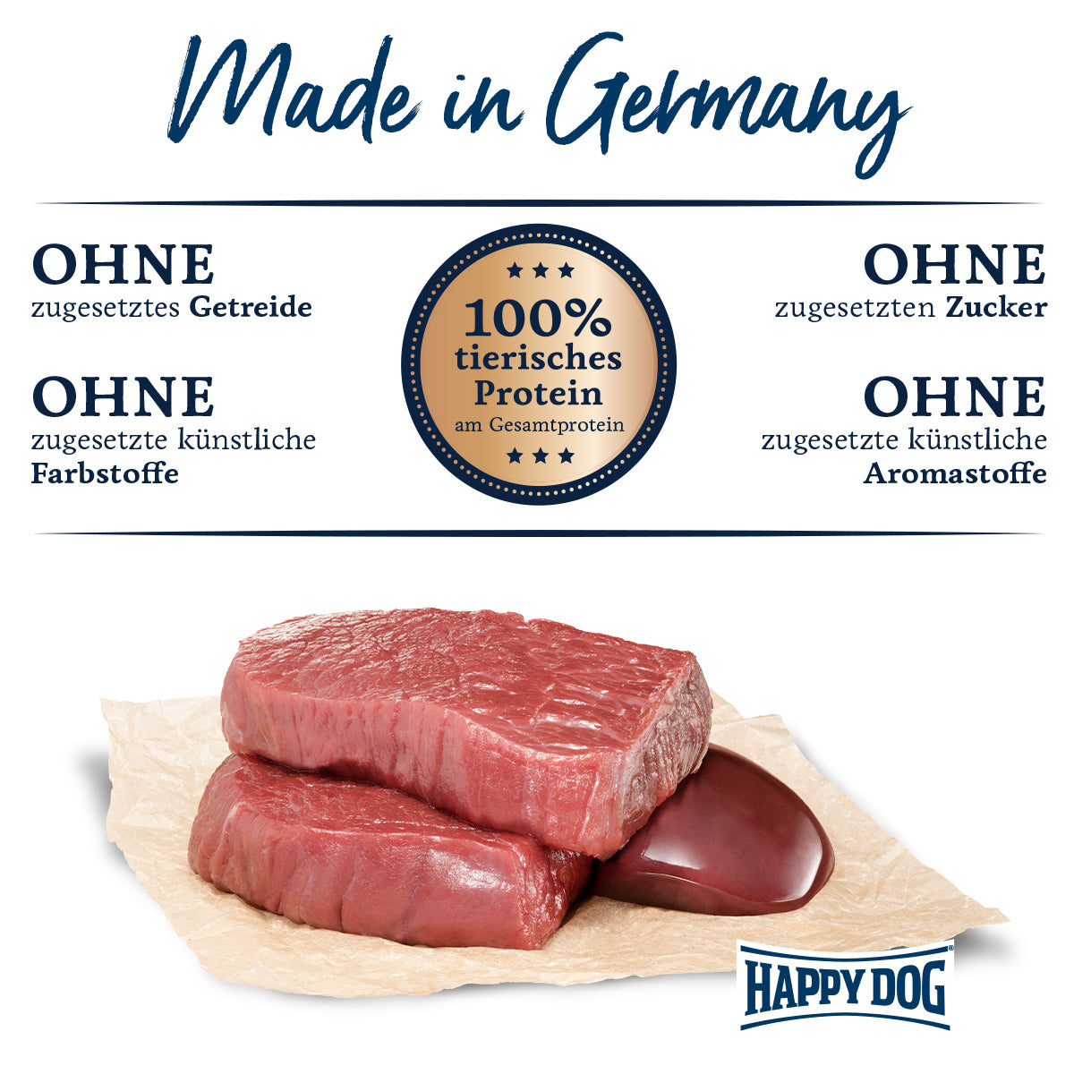 Happy Dog Sensible Pure Sweden Wild Pur 800 g