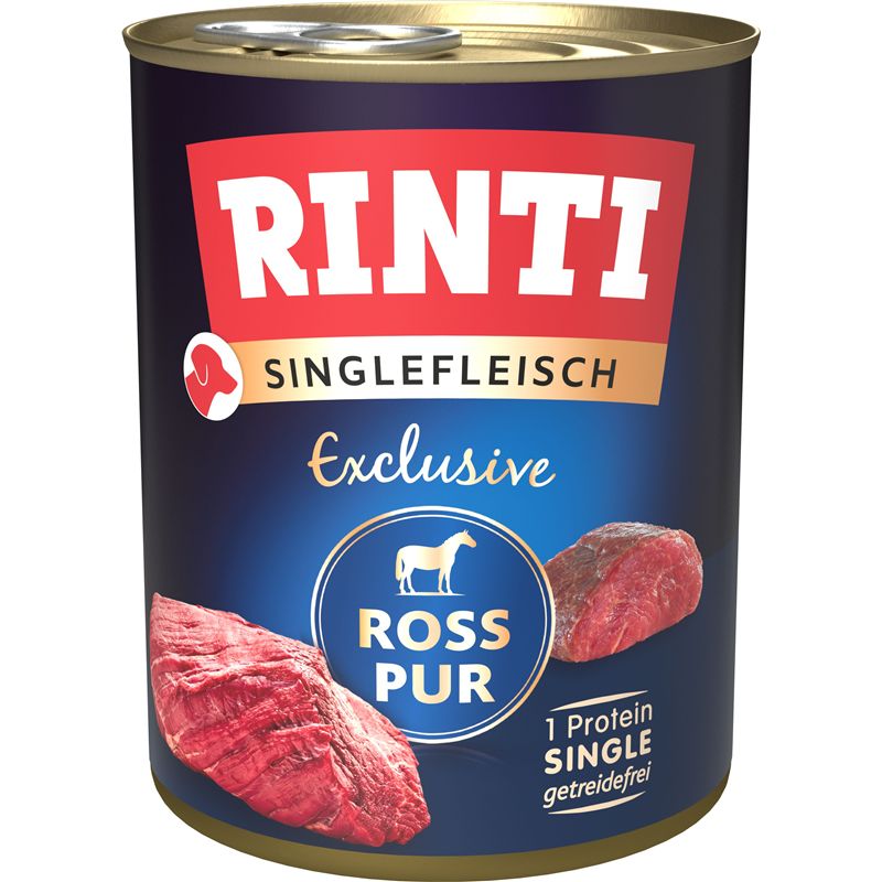 Rinti Singlefleisch Ross Pur 800 g