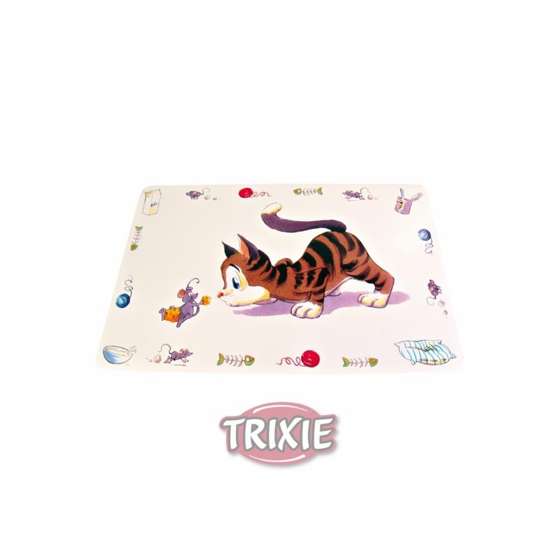 Trixie Napfunterlage Comic Katze
