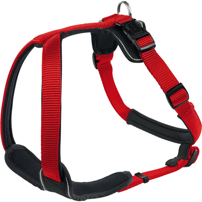 Hunter Geschirr Neopren rot/schwarz M 53 - 65cm/20mm