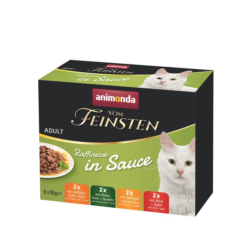 Animonda vom Feinsten Raffinesse in Sauce Adult 8 x 85g Mixpack