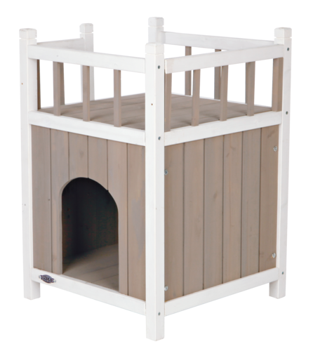 natura Cat's Home mit Balkon - 45 × 65 × 45 cm