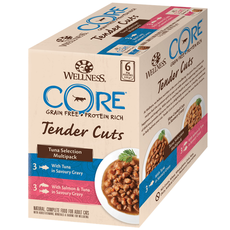 Tender Cuts Multipack 6 x 85 g - Thunfisch Selection