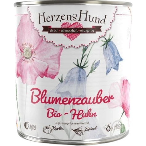 HerzensHund Bio Huhn mit Bio Apfel 800 g
