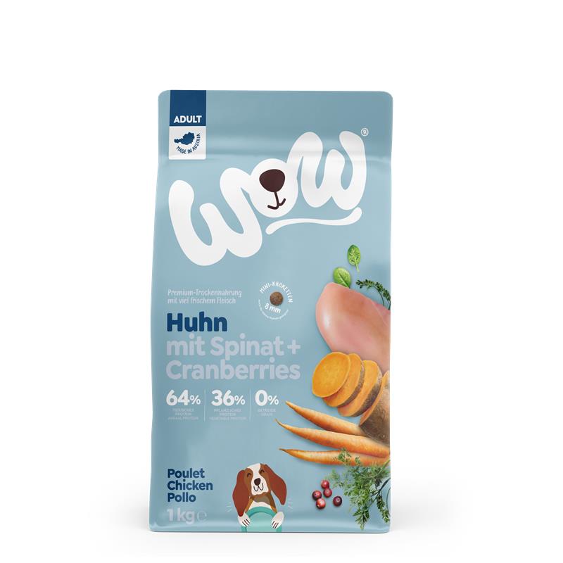 Wow Dog Trocken Minis Adult Huhn