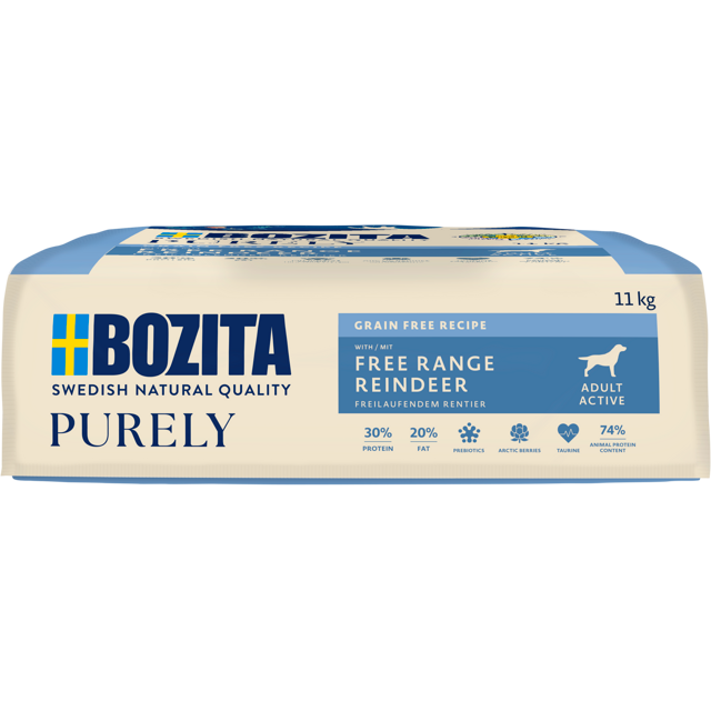 Bozita Dog Purely Adult Active mit Rentier