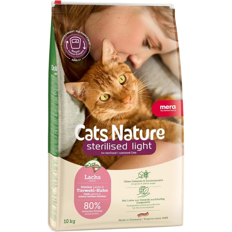 Mera Cat Nature Sterilized / Light Lachs