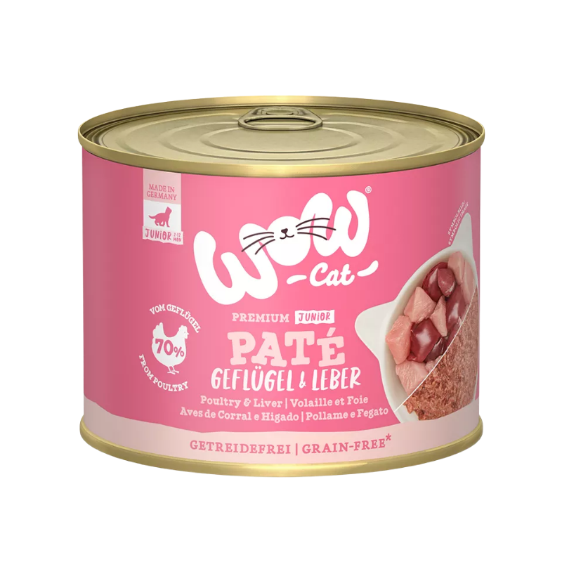 Wow Cat Dose Junior Geflügel & Leber 200g