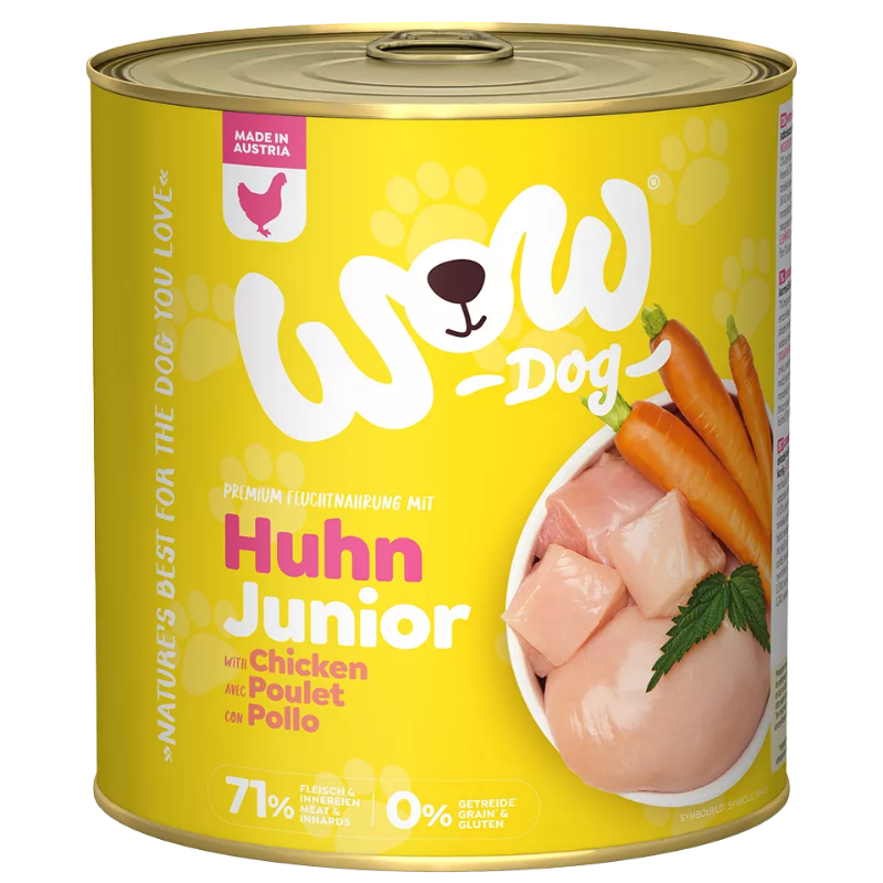 Wow Dog Dose Junior Huhn 800g