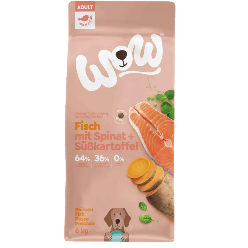 Wow Dog Trocken Adult Fisch