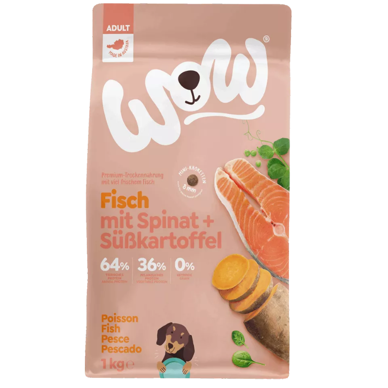 Wow Dog Trocken Minis Adult Fisch