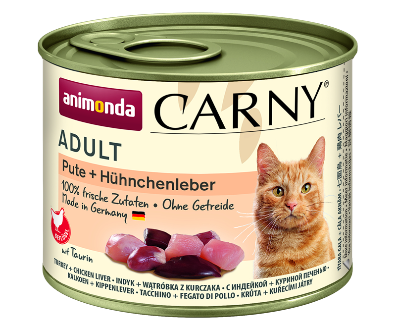 animonda Carny Adult Pute & Hühnchenleber 200 g