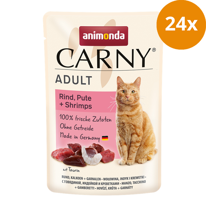 animonda Carny Adult Rind, Pute & Shrimps 85 g