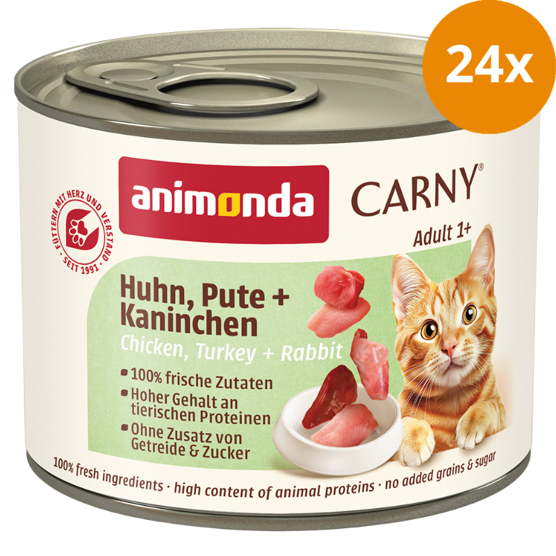 animonda Carny Huhn, Pute + Kaninchen 200 g