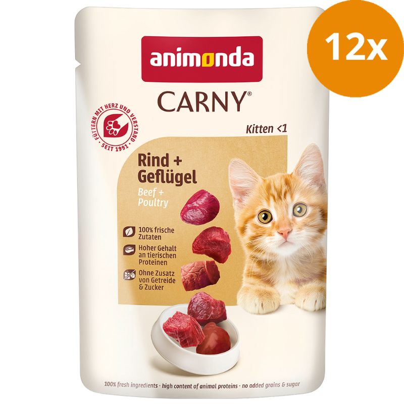 animonda Carny Kitten Rind & Geflügel 85 g