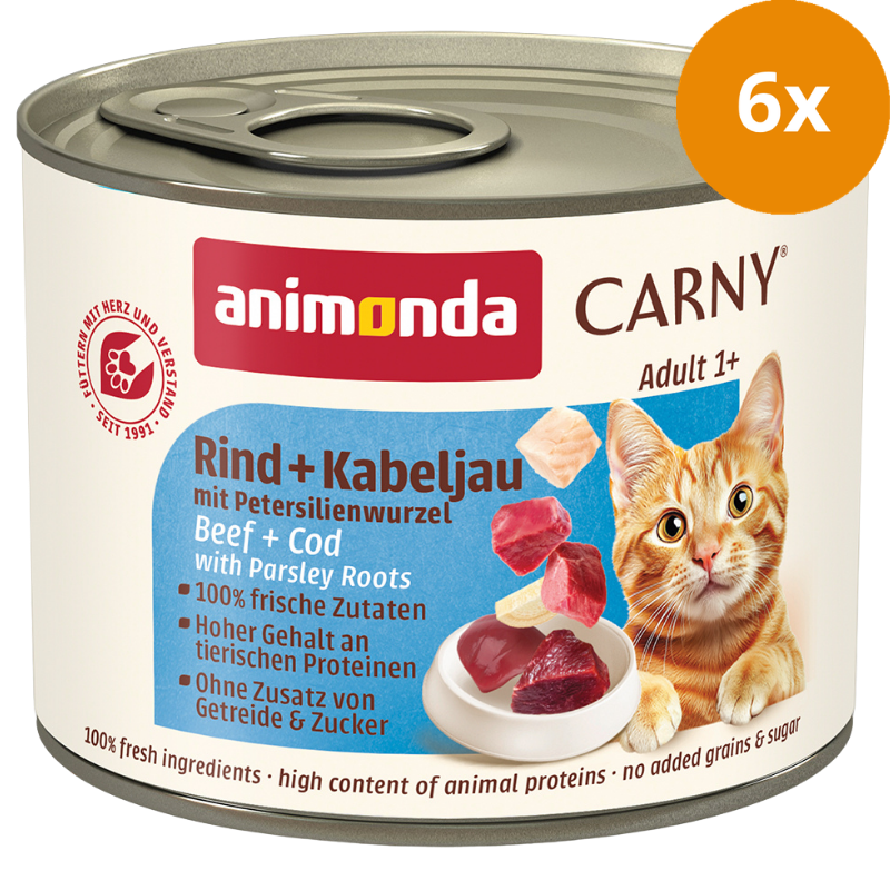 animonda Carny Rind, Kabeljau + Petersilienwurzel 200 g
