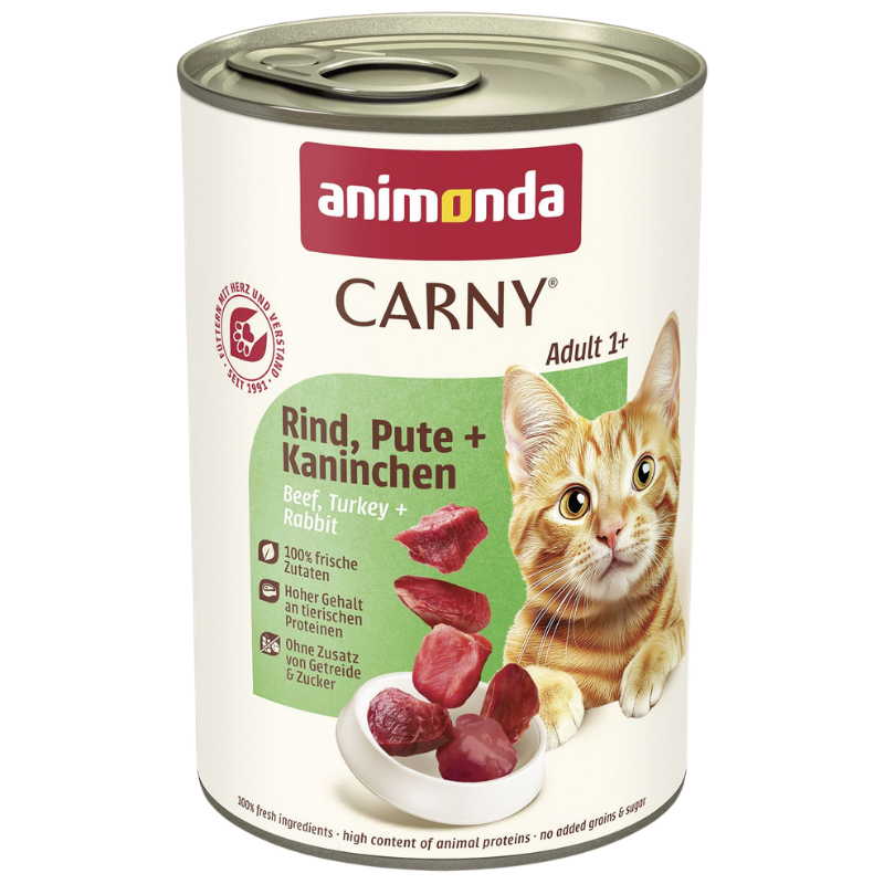 animonda Carny Rind, Pute + Kaninchen 400 g