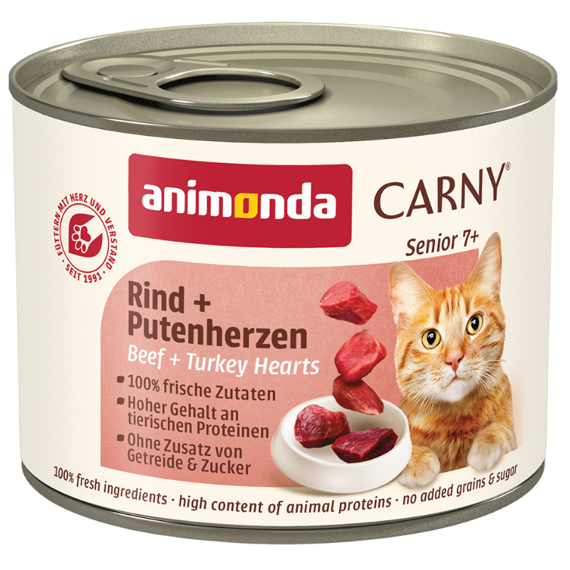 animonda Carny Senior Rind & Putenherzen 200 g
