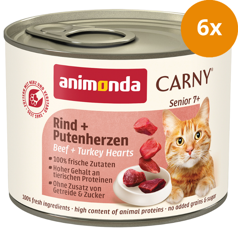 animonda Carny Senior Rind & Putenherzen 200 g