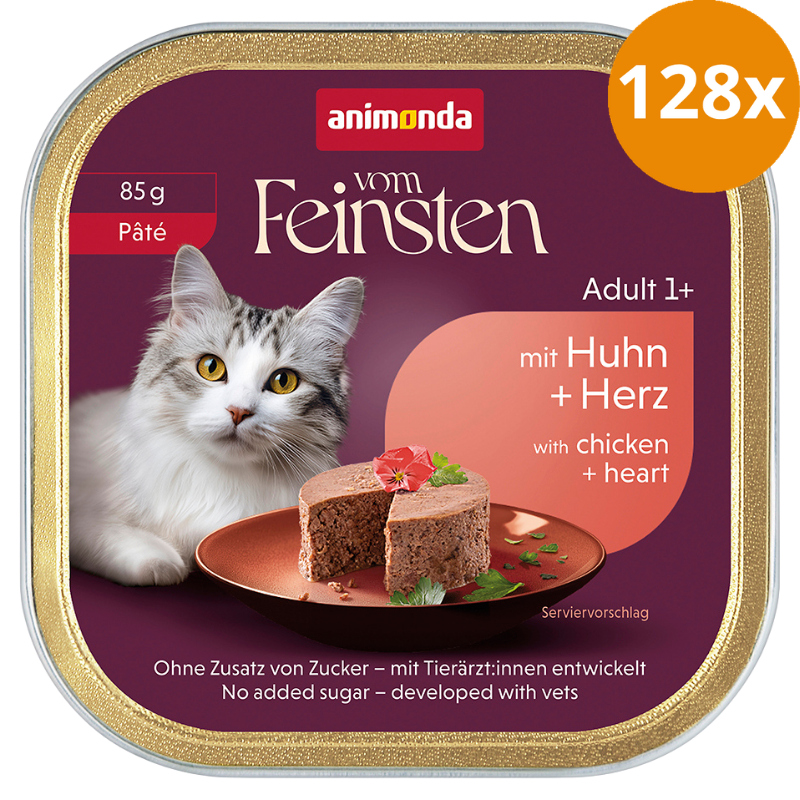 Animonda Cat vom Feinsten Adult Pâté mit Huhn & Herz 85 g