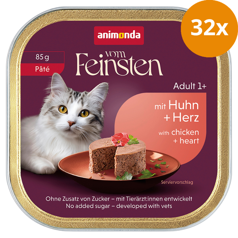 Animonda Cat vom Feinsten Adult Pâté mit Huhn & Herz 85 g