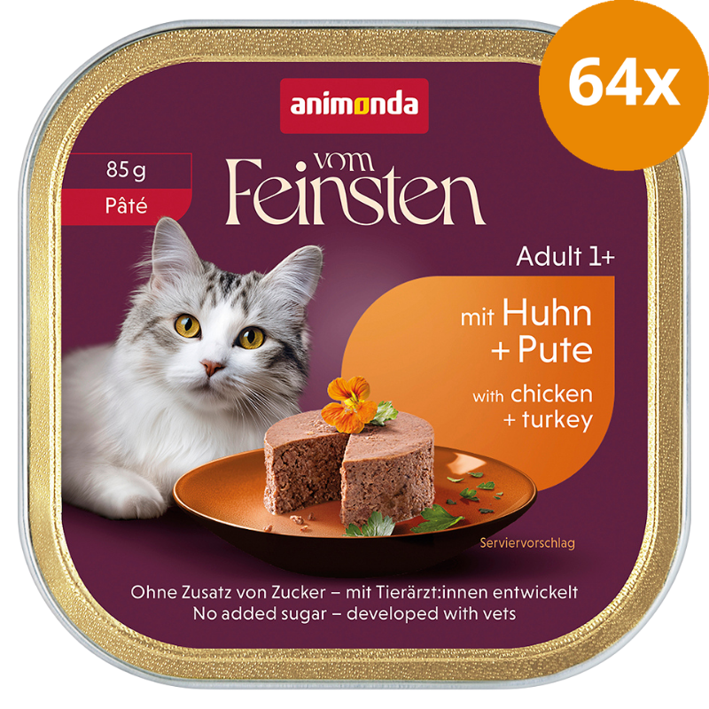 Animonda Cat vom Feinsten Adult Pâté mit Huhn & Pute 85 g