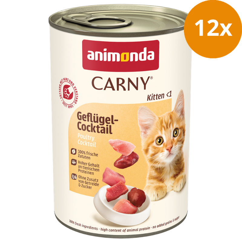 animonda Dose Carny Kitten Geflügel Cocktail 400 g