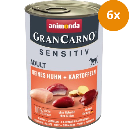 animonda GranCarno Adult Sensitiv Reines Huhn & Kartoffeln 400 g