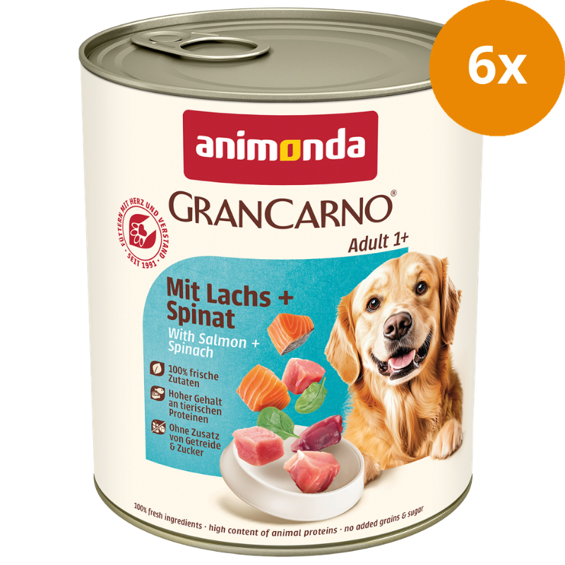 Animonda GranCarno Adult mit Lachs & Spinat 800 g