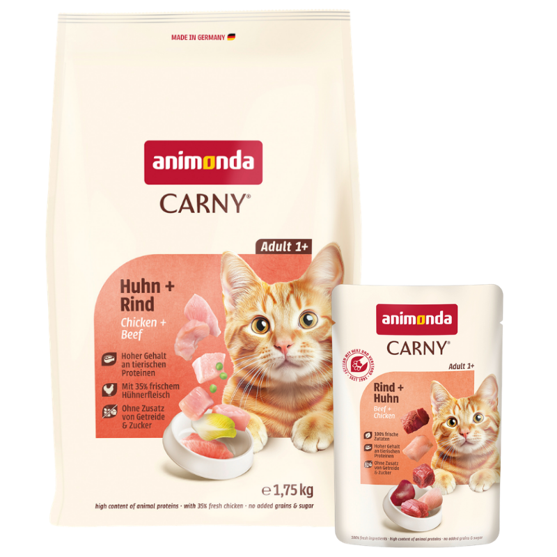 Probierpaket animonda Carny Adult Huhn & Rind
