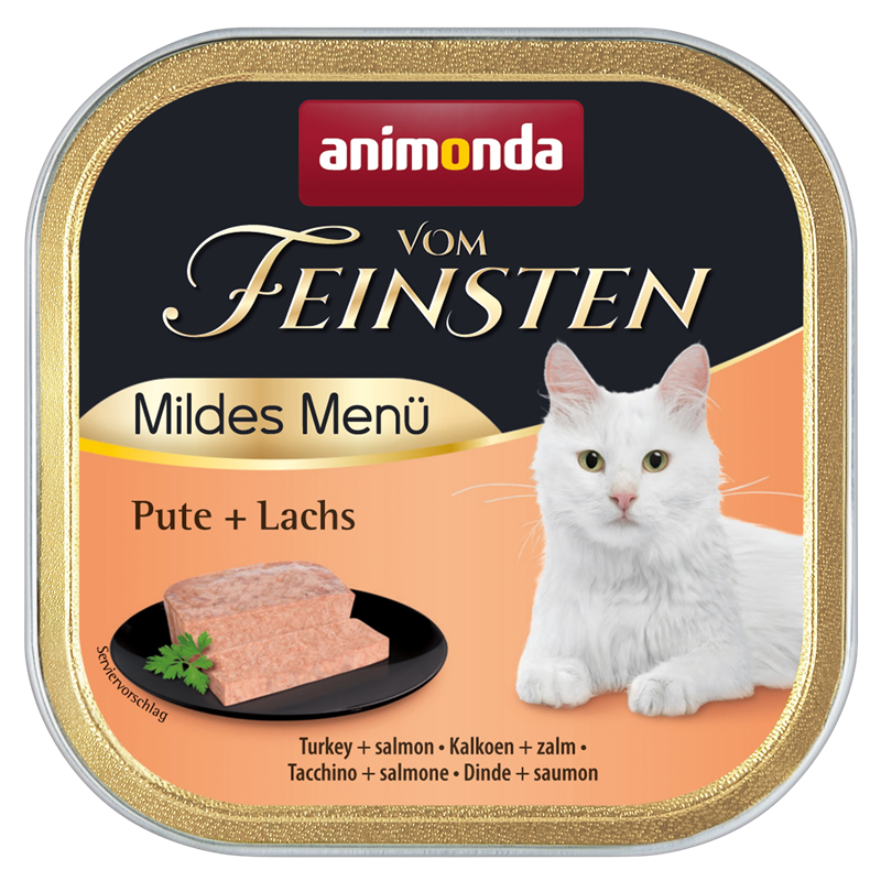 animonda Vom Feinsten Mildes Menü Pute & Lachs 100 g