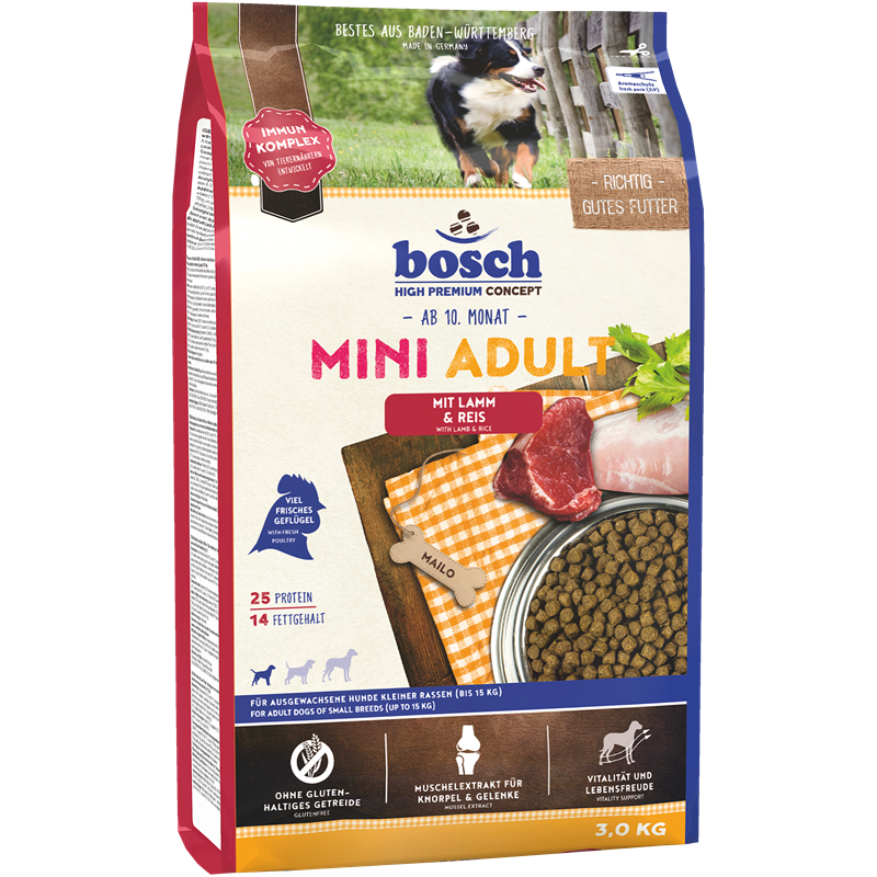 bosch HPC Mini Adult mit Lamm & Reis