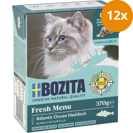 Bozita Häppchen in Gelee Schellfisch 370 g