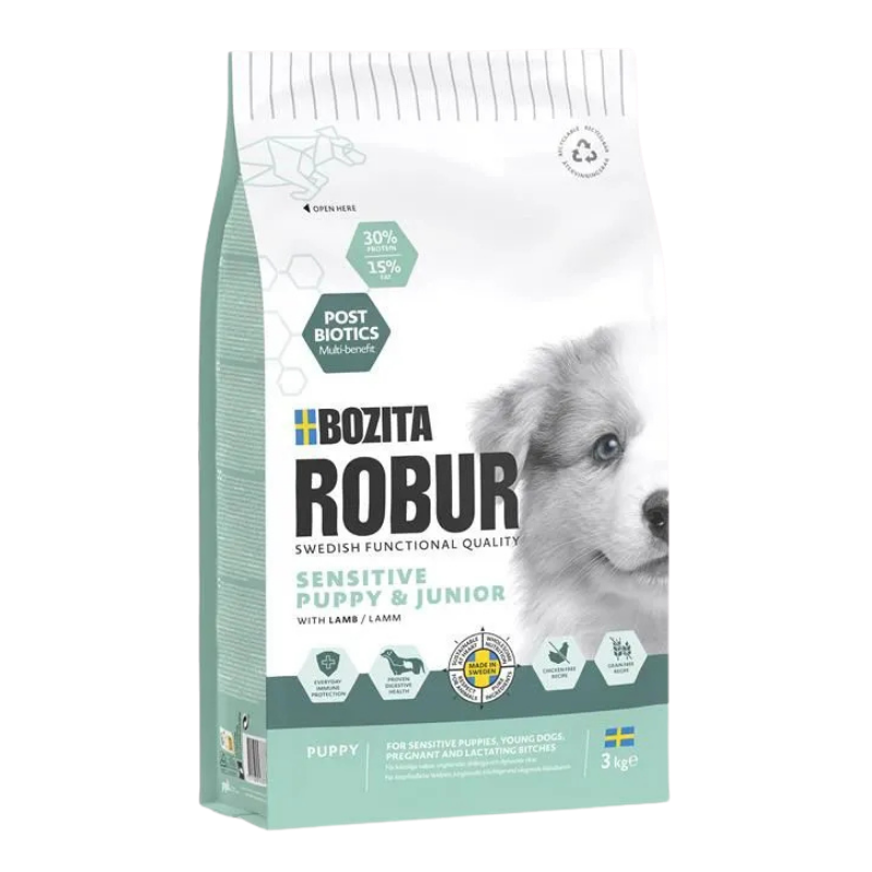 Bozita Robur Sensitive Grain Free Puppy Lamm