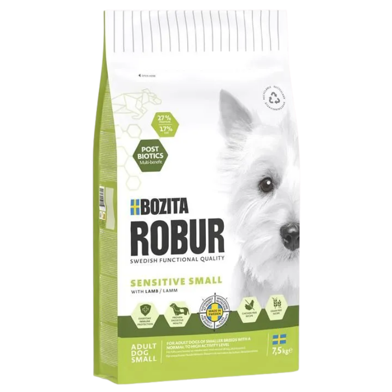 Bozita Robur Adult Small Breed Sensitive Lamm