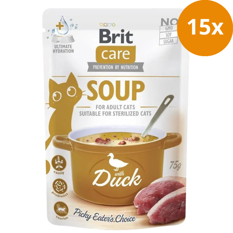 Brit Care Cat Soup with Duck 75 g
