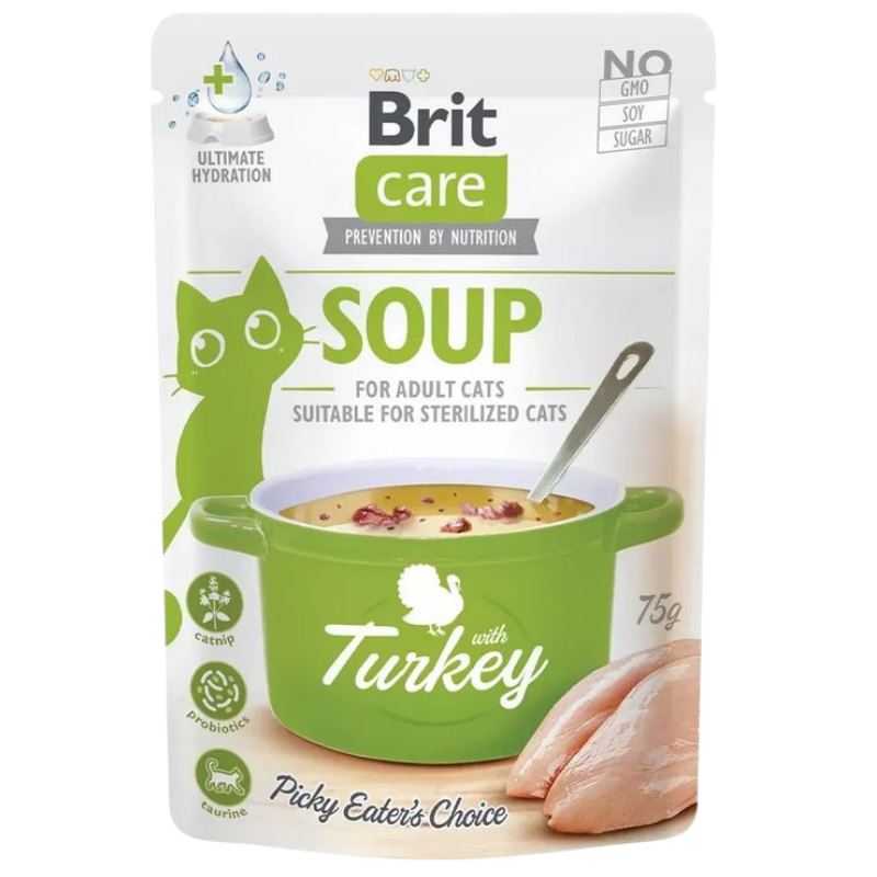 Brit Care Cat Soup with Turkey 75 g