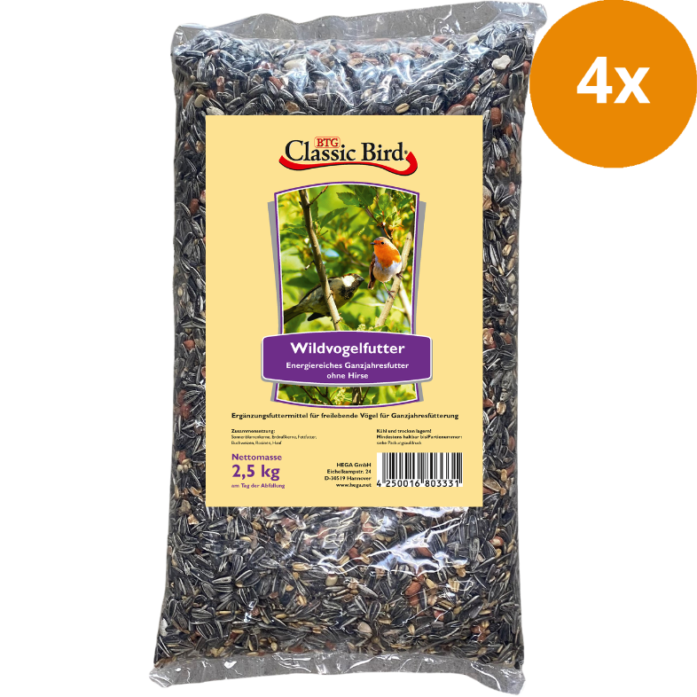 BTG Classic Bird Wildvogelfutter ohne Hirse