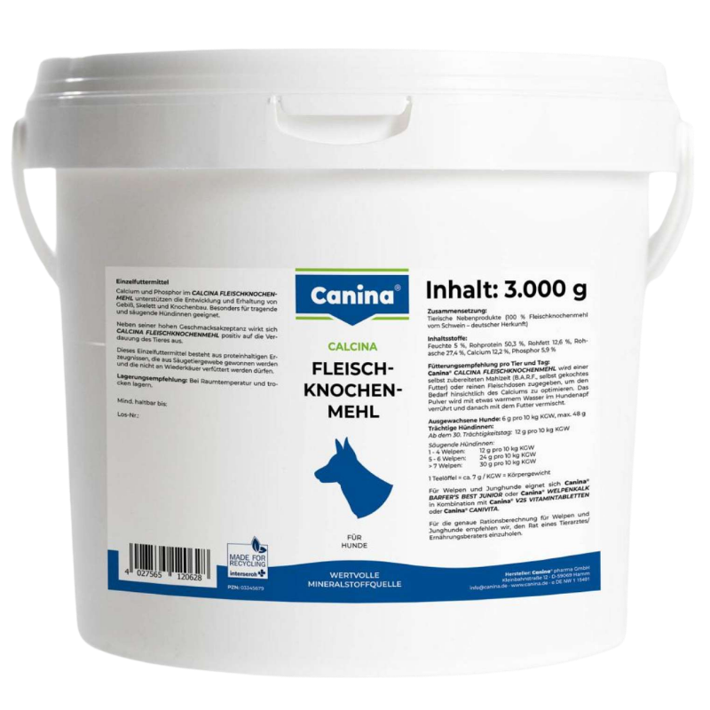 Canina Pharma Calcina Fleischknochenmehl