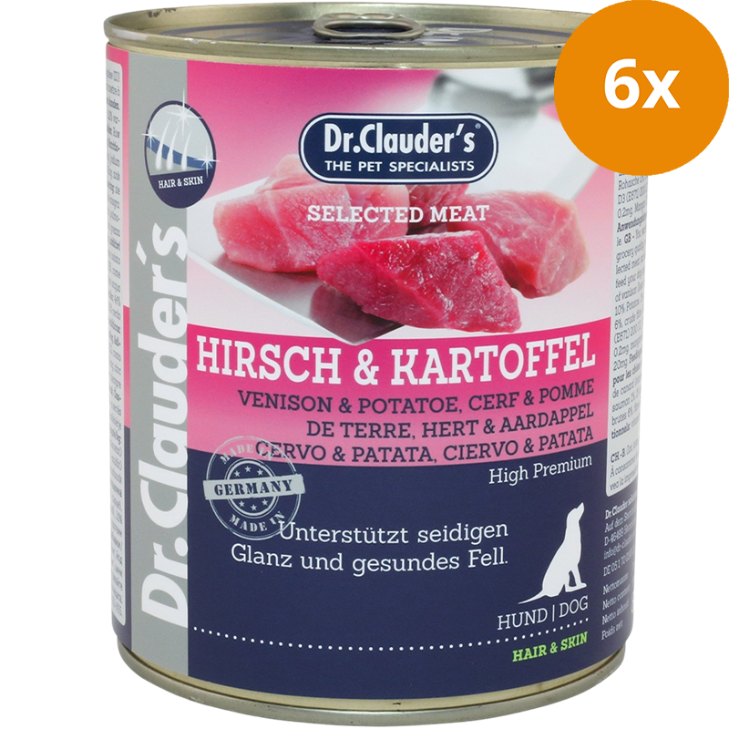 Dr.Clauder's Selected Meat Hirsch & Kartoffel 800 g