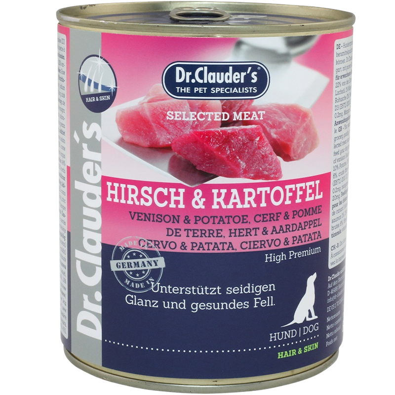 Dr.Clauder's Selected Meat Hirsch & Kartoffel 800 g