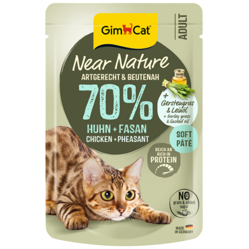 GimCat Near Nature Huhn & Fasan 85 g