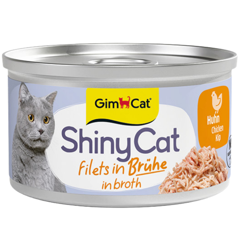 Gimpet ShinyCat in Brühe Hühnchen 70 g