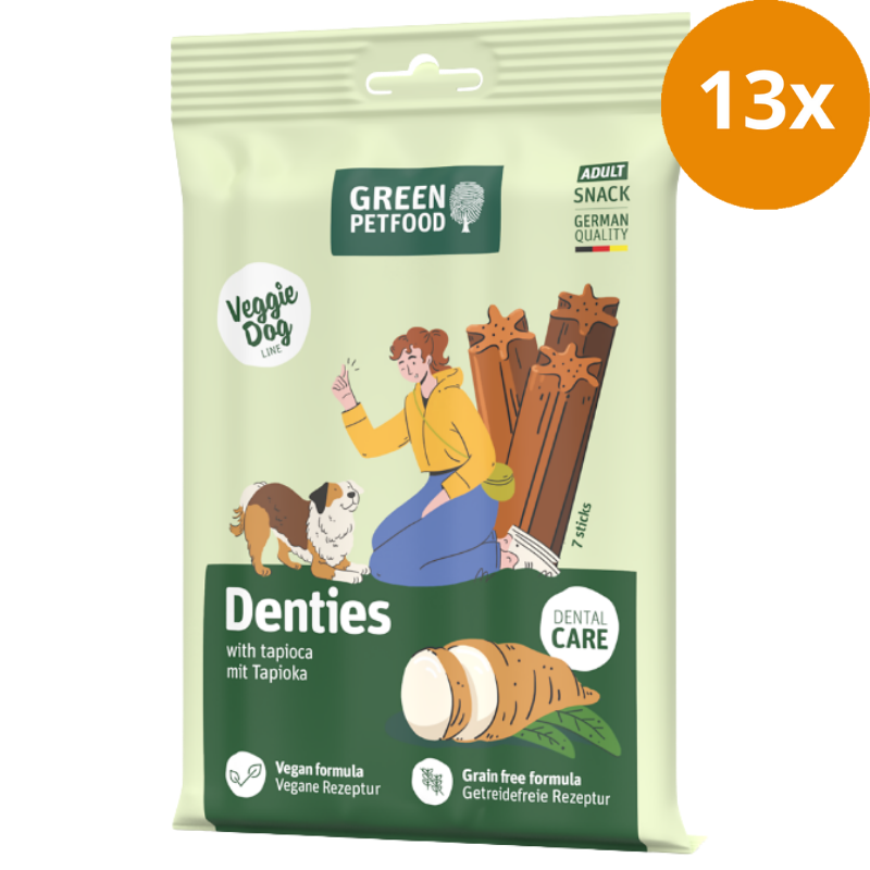 Green Petfood Denties with Tapioca 180 g