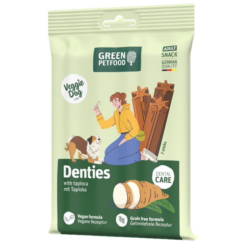Green Petfood Denties with Tapioca 180 g