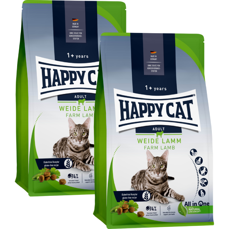 Sparpaket Happy Cat Culinary Weide Lamm 2 x 10 kg