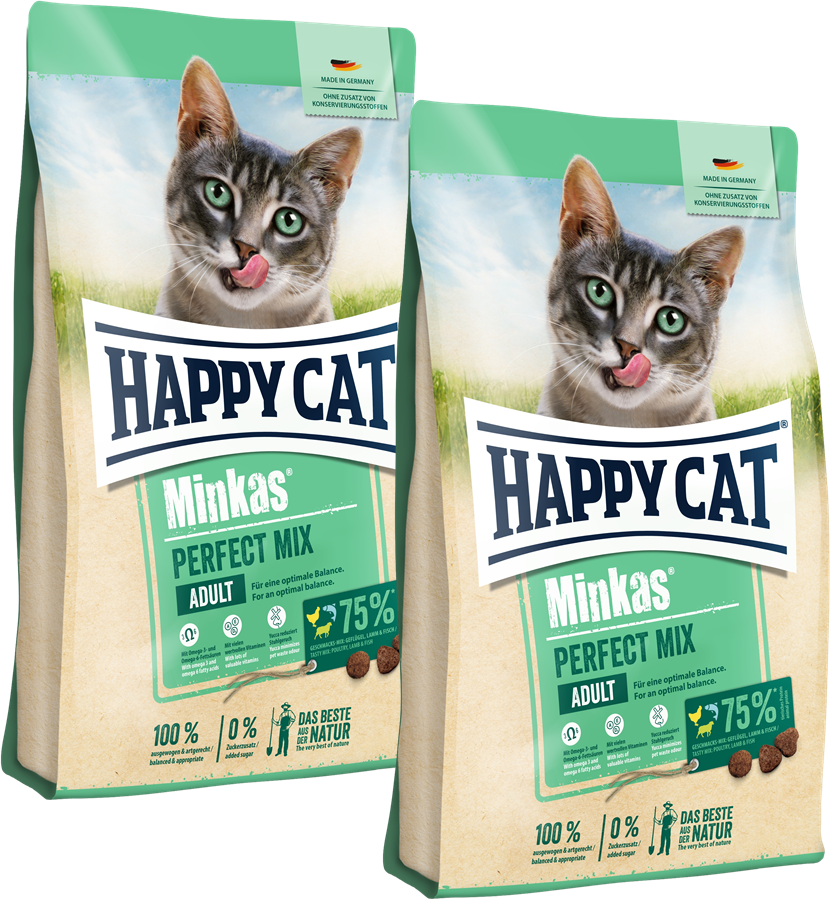 Happy Cat Minkas Perfect Mix Geflügel, Fisch & Lamm
