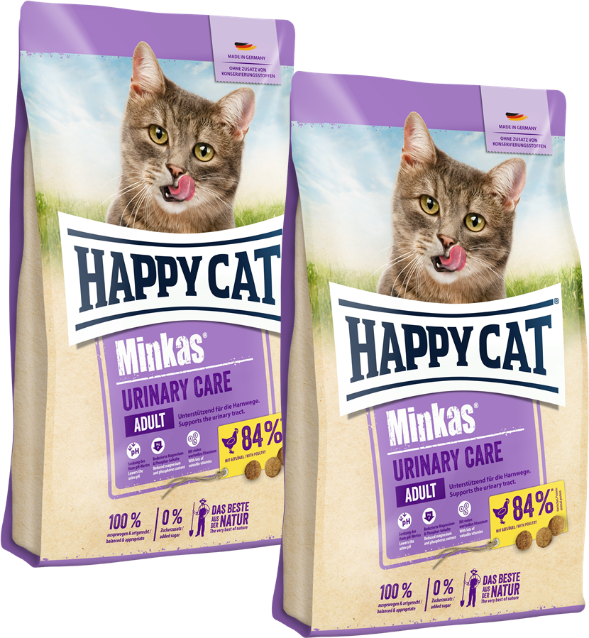 Sparpaket Happy Cat Minkas Urinary Care Geflügel 2 x 10 kg